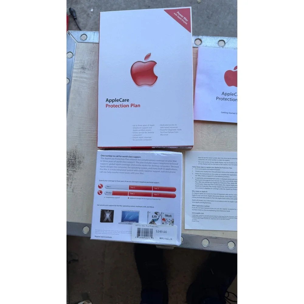 Vintage AppleCare‎ Protection Plan Power Mac MacBook Pro TechTool Deluxe CD Set